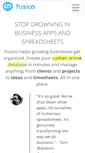 Mobile Screenshot of fusioo.com