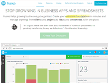 Tablet Screenshot of fusioo.com